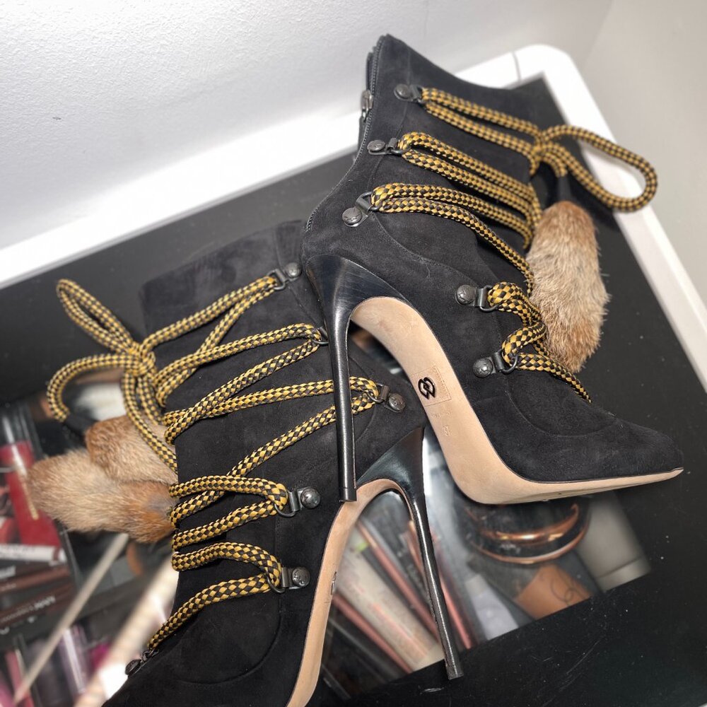 DSQUARED2 Riri Fur Booties - Picture 3 of 4